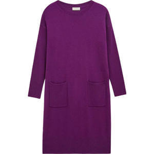 Hobbs Devora Knitted Dress with Cashmere